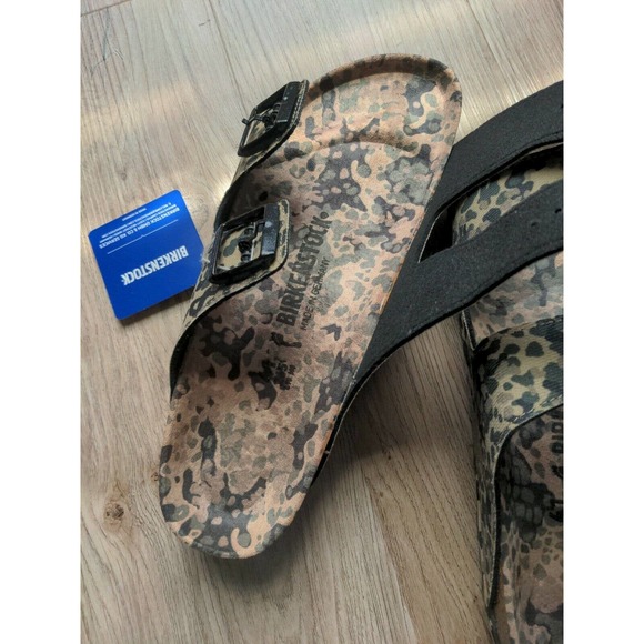 Birkenstock Arizona All Over Camo Sandals Vegan Rare - Picture 12 of 12